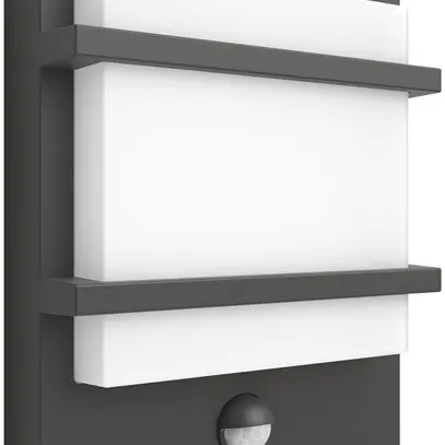 Applique LED Petronia PIR 12W 3000K 1200lm IP44, antracite 
