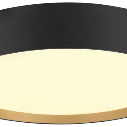 Plafonnier LED SLV DECONA 30 17W 1680lm 930/940 IP44 VAR Ø300mm noir/or 