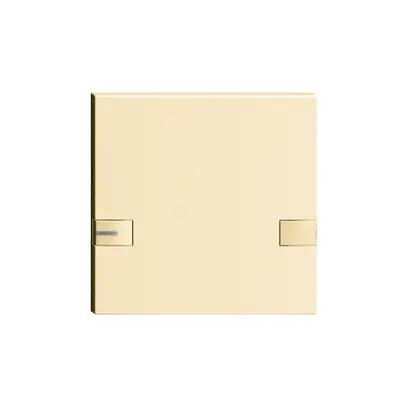 Touche 1/1 KNX/électron.a.LED EDIZIOdue commande à 2-touches vanille 