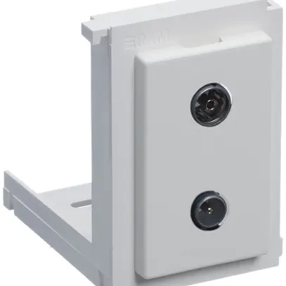 Kit de montage R&M HWSmodular, prise MM 3 trous, 11dB, blanc 