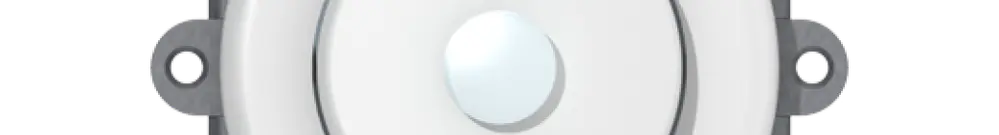 Interrupteur/poussoir lum. ENC CLASSIC 3/2L blanc 