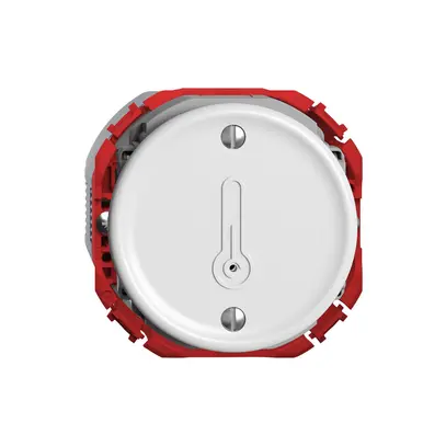 Capteur de température ambiante STANDARDdue Wiser SNAPFIX® K+ 230V Ø53mm bc 