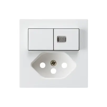 Kit frontale kallysto 60×60 bianco con 1 lente per combinazione S1/T13 