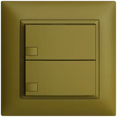 Pulsante INC KNX 2×EDIZIOdue olive RGB senza LED 