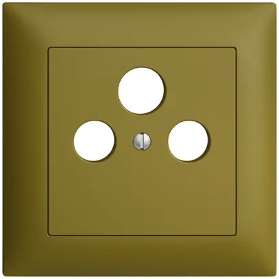Kit frontal ENC EDIZIOdue olive 88×88mm 
