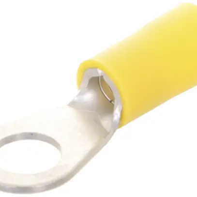 Capocorda a crimpare ad anello Ferratec M4 isolato PC 4…6mm² giallo 50 pezzi 