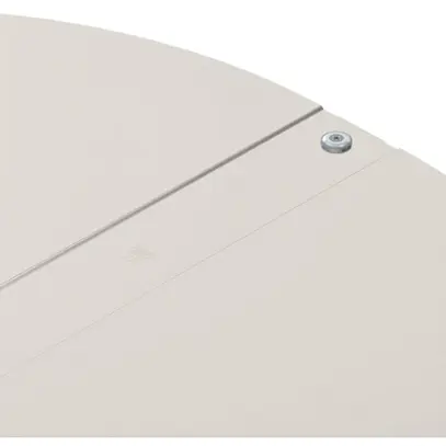 Couvercle BET RBD W p.coude réglable 400mm acier fin A4 brut 
