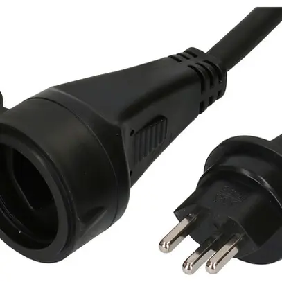 Cavo di prolunga MH EXTEND gomma 16A 230V 3×2.5mm² tipo 23/tipo 23 Ø13mm 10m ne 