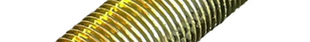 Tubo filettato Elektrogros acciaio zincato giallo con filetto M13×1 L=50mm 