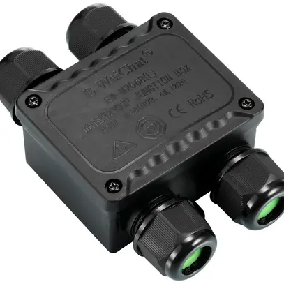 Scatola di connessione Sylvania IP68 4 ingressi per cavi nero 