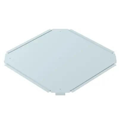 Couvercle BET RKD p.pièce en croix 300mm acier zingué en continu zinc-aluminium 