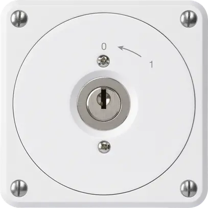 Contact pivotant à clé ENC robusto blanc sans clapet 1P pour combinaison 