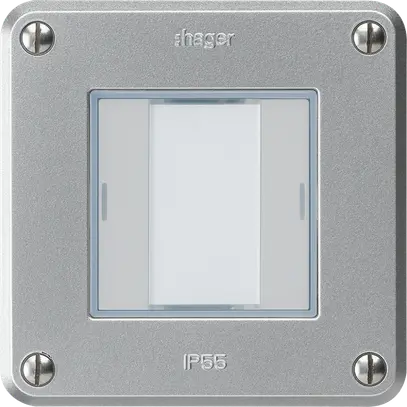 Tasto INC robusto A KNX 2× alluminio LED RGB s/e-link 