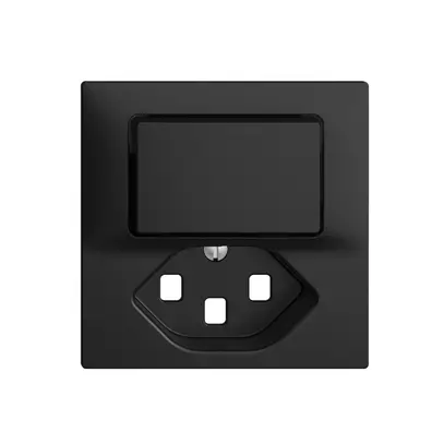Kit frontal EDIZIOdue noir 60×60mm T23 