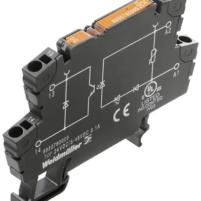 Relais semiconducteur WM TOP NO transistor 38.4…72VDC 0.5A/48VDC push-in 