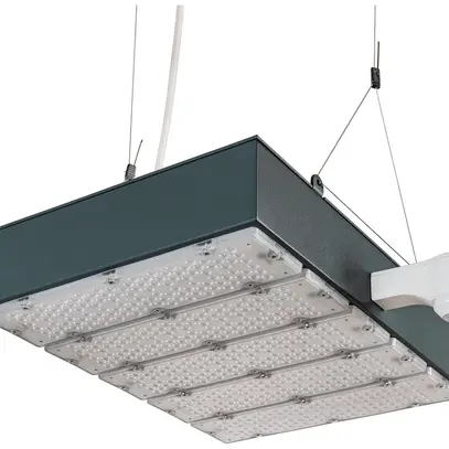 Proiettore capan.LED Sylvania KubiXx AISLE PIR 140W 24900lm 840 IP65 REG 412×460 