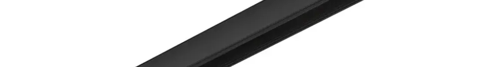 Binario conduttore AP SLV TRACK DEEP 48V 1fa alluminio nero 1000mm 