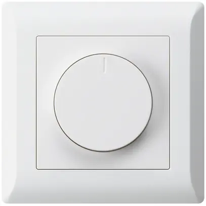 Variateur rotatif station secondaire ENC Hager kallysto.line blanc 