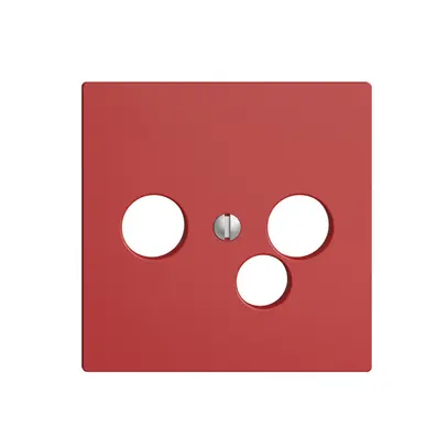Plaque frontale EDIZIOdue berry pour prise de date pour R/TV 
