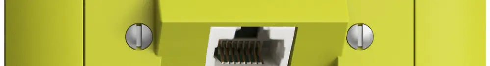 Presa INC 1×RJ45/u 4P ITplus EDIZIOdue lemon 