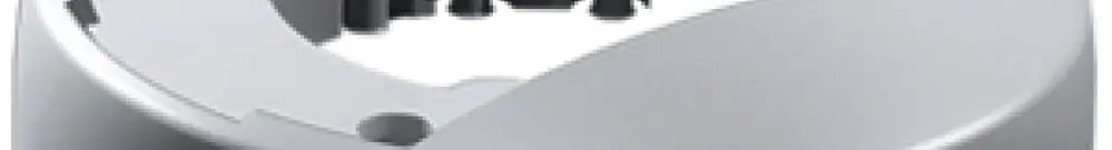 Kit di fissaggio Rittal CP 6212.320 per CP120 Ø130mm grigio 