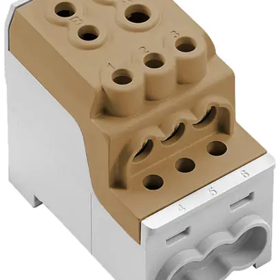Verteilerblock WM WPD 110 1P 200A 2×Eing 6×Ausg 1.5…16mm² 6…70mm² 