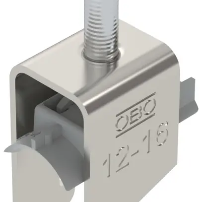 Fixation rapide BET 2056 pied à N matière synthétique 12…16mm 1×câble A2 1.4301 