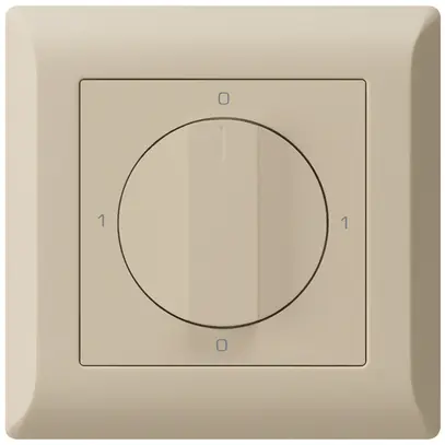 UP-Drehschalter kallysto.line 0/2L beige mit Drehgriff 