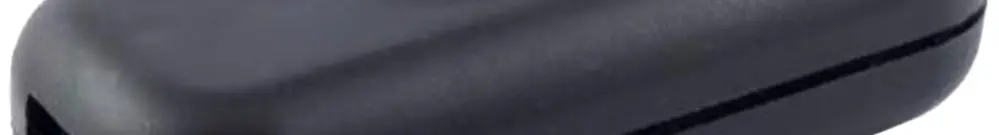 Interrupteur de cordon Elektrogros pour câble plât, noir 