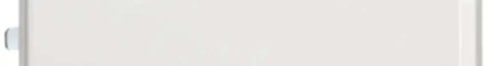 Porte gauche avec fentes Hager univers 248×769×12mm IP3X blanc 