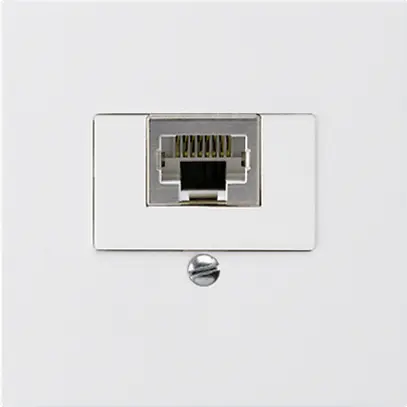 Boîte ENC kallysto 1×RJ45s blanc 