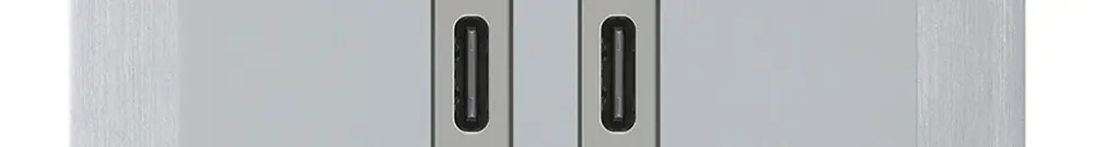 Prise de charge USB ENC Hager kallysto C-C 20W 5V 77×77mm gris 