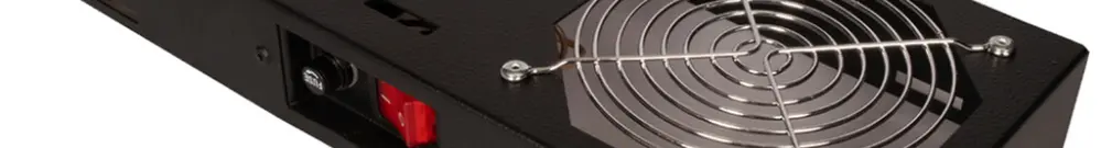 Ventilateur ROLINE 385×87×205mm 230V ventilateur de toiture noir 108m³/h 