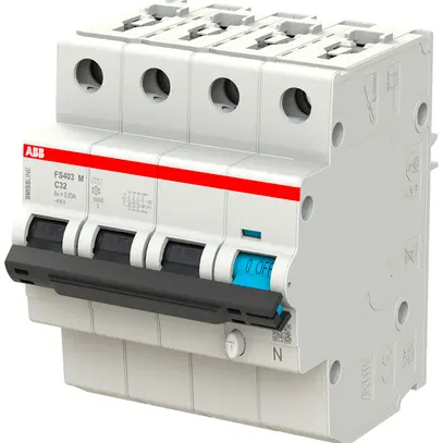 Disgiuntore differenziale ABB FS403M SMISSLINE TP C-32A/30mA 3LN 10kA tipo A 