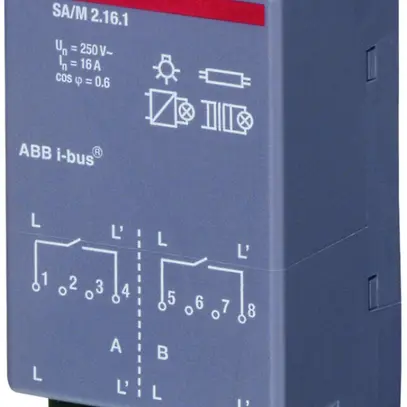 Modulo attuatore commutatore KNX ABB SA/M 2.16.1 