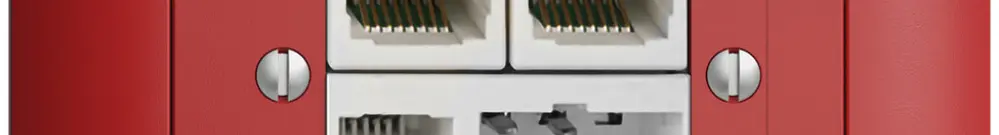 Scatola INC T+T/2×RJ45/RJ11/u ADSL ITplus EDIZIOdue berry 