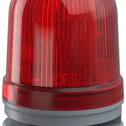 Lampada flash con sirena WERMA Midi TwinFLASH Combi 12…24V AC/DC rosso LED IP66 