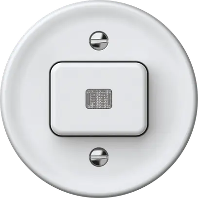 Interruttore a pulsante luminoso origin sch 3 LED 60×60mm bianco 