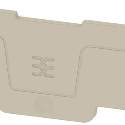 Piastra terminale Weidmüller ASEP 3C 2.5 69.5×2.1mm beige 