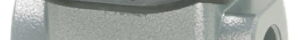 Boîtier d'embase Walther PROCON P711506MS, raccord 2×M20, H=53mm, Al 