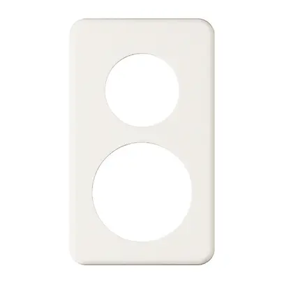 Placca di copertura I-I 43+58 bianco 