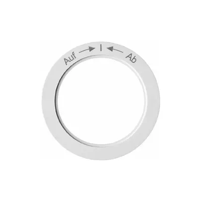 Disque indicateur Auf->I<-Ab blanc NAP/NUP 