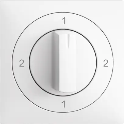 Interrupteur rotatif ENC EDIZIOdue 3/2P blanc, a. manette 