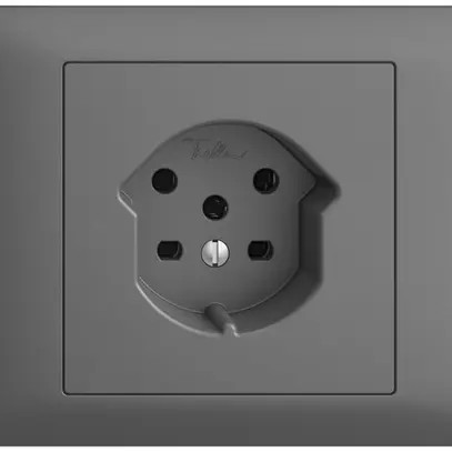 Presa INS EDIZIOdue BKE T15 grigio scuro 