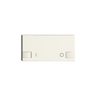 Pulsante 1/2 ZEP, I-0 bianco 