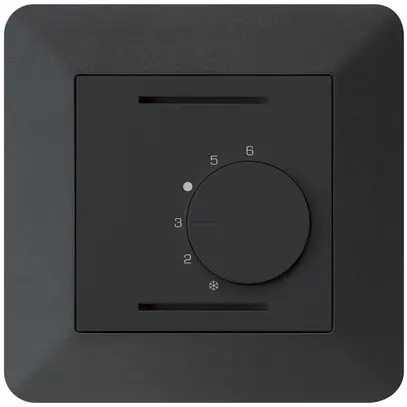 Thermostate d'ambiance ENC kallysto.trend noir sans interrupteur 