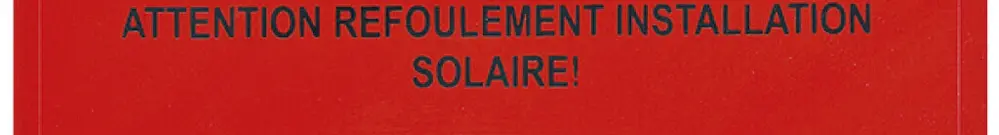 Etichetta UV per installazione PV 50×90mm tipo 1 rosso 
