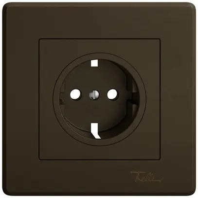 Kit de recouvrement EDIZIO.liv pour SCHUKO 96×96mm umbra 
