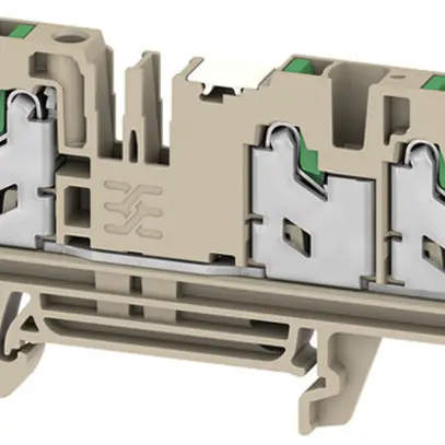 Borne de passage joignable WM S3C 0.75…4mm² 32A/1000V snap-in DIN35 be 