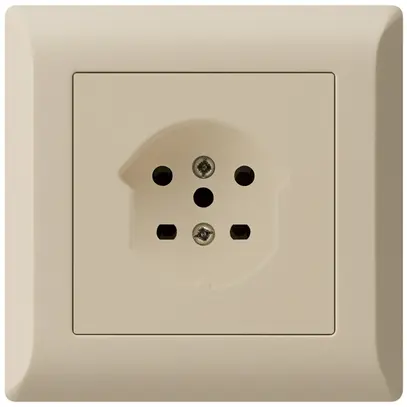 Prise ENC kallysto.line T15 beige bornes à vis 